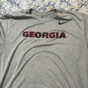 Nike Gray UGA Short Sleeve Tee